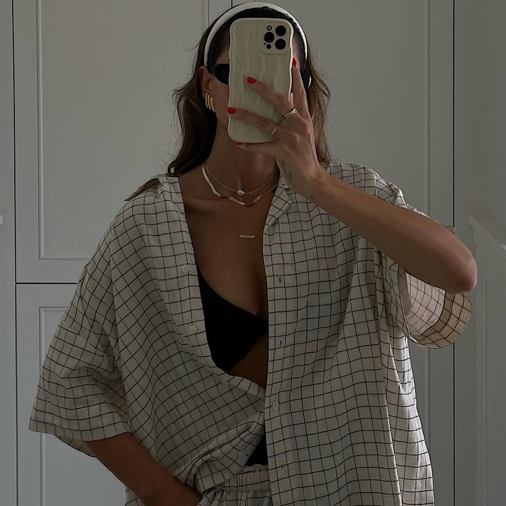 NWOT Elce Swim Rae Shirt